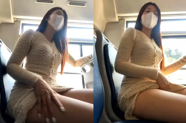 Em gái ngứa lồn thủ dâm trên xe bus Phần 1 coi phim s